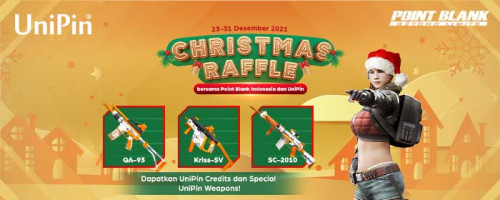 Christmas Raffle – Point Blank Indonesia Bersama UniPin! Dapatkan UniPin Credits & Special UniPin Weapons!